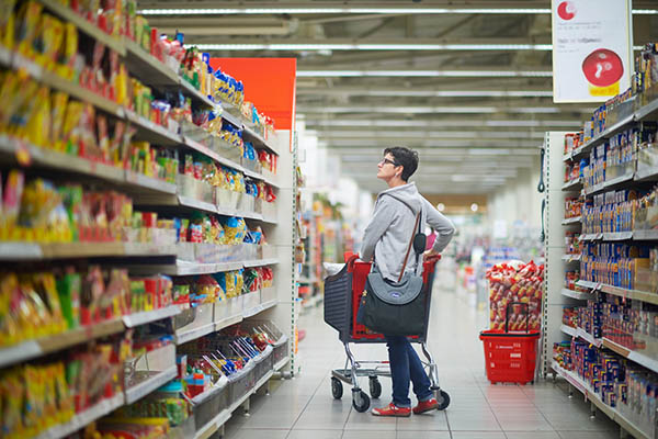 woman shopping